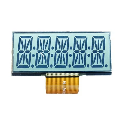 Paparan LCD segmen dengan penyambung FPC